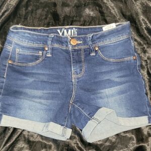 YMI Girl Classic Blue Jean Shorts Size 10